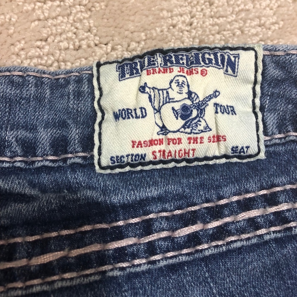 True Religion Straight Cut Jeans Sz 25 - Picture 3 of 6